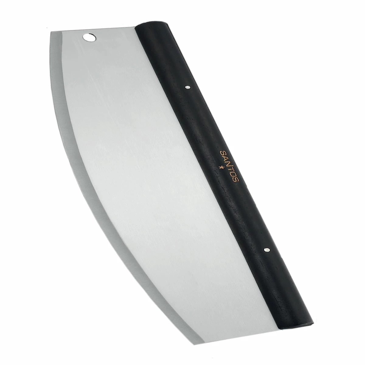 SANTOS Pizza Wiegemesser, Edelstahl, 35 Cm 6 SANTOS Pizza Wiegemesser, Edelstahl, 35 Cm – Bild 4