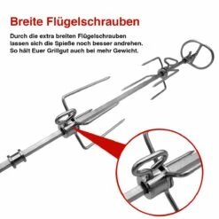 SANTOS Drehspieß Für SANTOS S-401 & S-418, Burnhard EARL -Santos Grills Verkaufsladen santos premium drehspie fuer santos s 401 s 418 39bcdd929de2996324af9f8391bd97ea