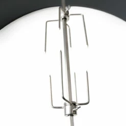 SANTOS Premium Grillspieß Drehspieß Set Für Kugelgrill, Ø 57 Cm, Schwarz -Santos Grills Verkaufsladen santos premium drehspie kugelgrill 57 cm drehspie grill drehspiess mit motor 57cm matt schwarz passend fuer weber kugelgrill d8d549a031325cf4c8c5d7088c8b1305