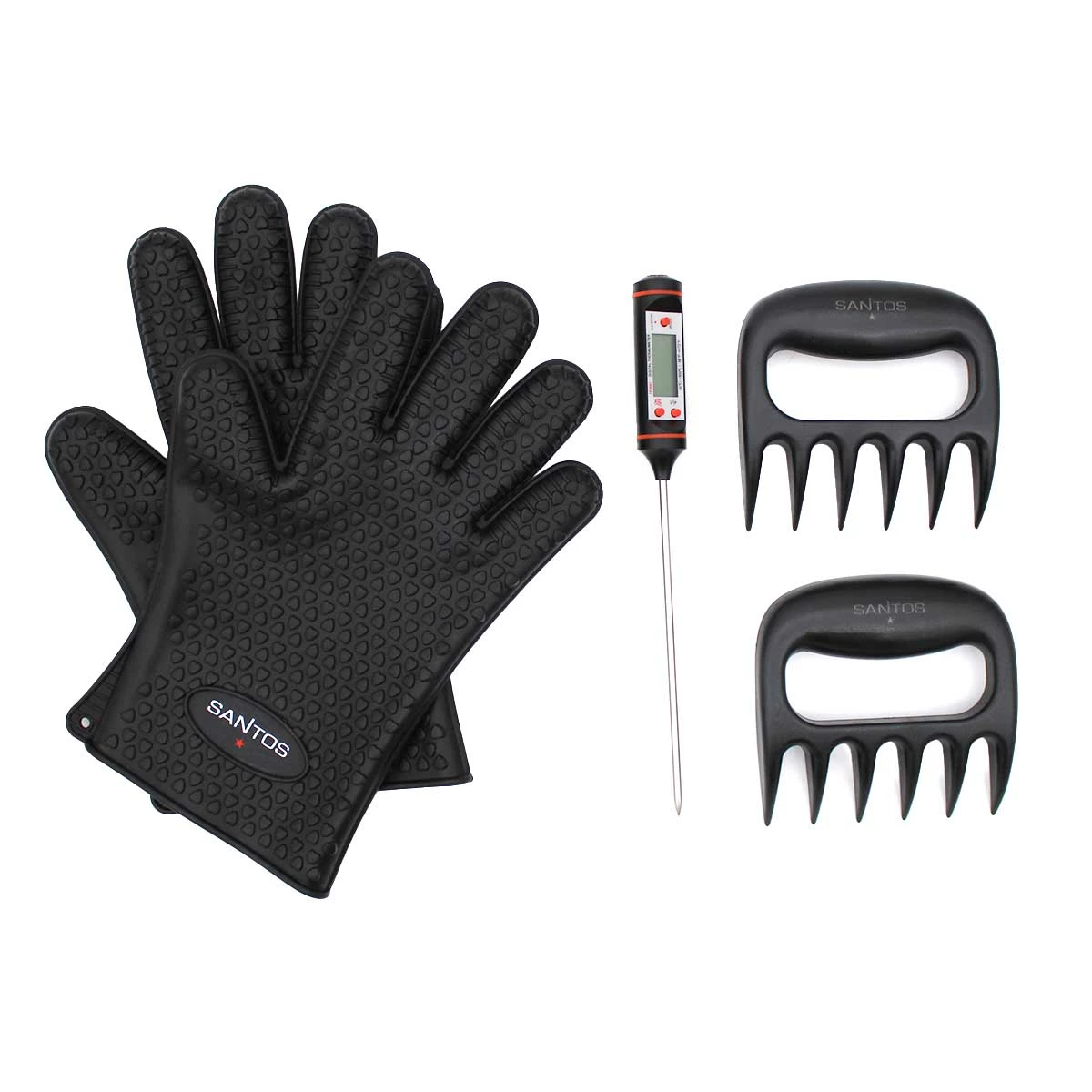 SANTOS Pulled Pork Set, 3-teilig | Pulled Beef | Fleischkrallen Set 4 SANTOS Pulled Pork Set, 3-teilig | Pulled Beef | Fleischkrallen Set – Bild 2