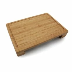 SANTOS Schneidebrett Bambus Mit Edelstahl-Auffangschale -Santos Grills Verkaufsladen santos schneidebrett bambus mit edelstahl auffangschale 1873ebb933e41659f712dd14a256e020