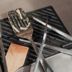 SANTOS Silikon Besteckablage Für Grillzubehör, 35 X 27,5 Cm -Santos Grills Verkaufsladen santos silikon besteckablage fuer grillzubehoer schwarz 8ad7d77443c12db7782d917a549656c5