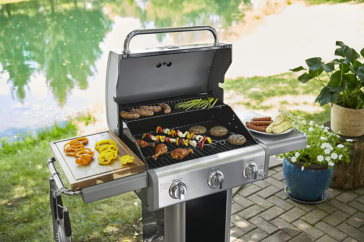 Santos Grills Verkaufsladen -Santos Grills Verkaufsladen Kenmore 3 Burner Outdoor Patio Gas Grill 1 1